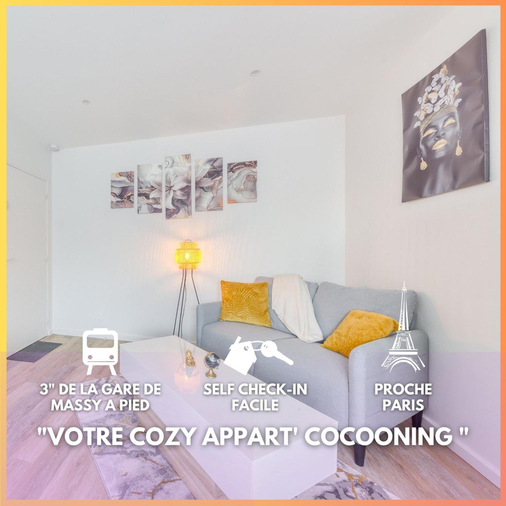 Cozy Appart 5 A 3' De La Gare - Cozy Houses Palaiseau Exterior photo